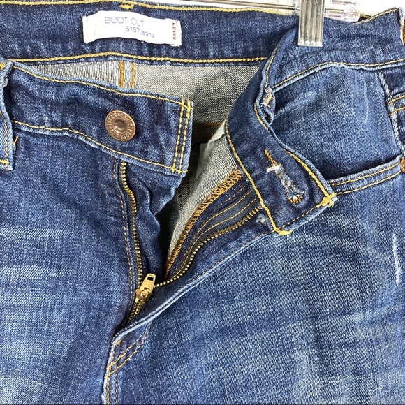 Levis Womens 515 Bootcut Flap Pockets Jeans Size 8 - Picture 6 of 9